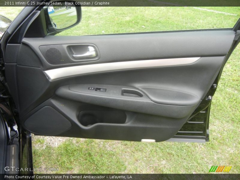Black Obsidian / Graphite 2011 Infiniti G 25 Journey Sedan
