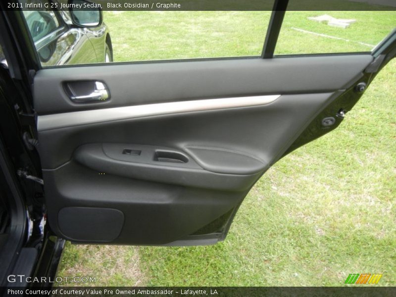 Black Obsidian / Graphite 2011 Infiniti G 25 Journey Sedan