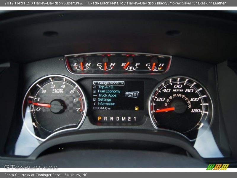  2012 F150 Harley-Davidson SuperCrew Harley-Davidson SuperCrew Gauges