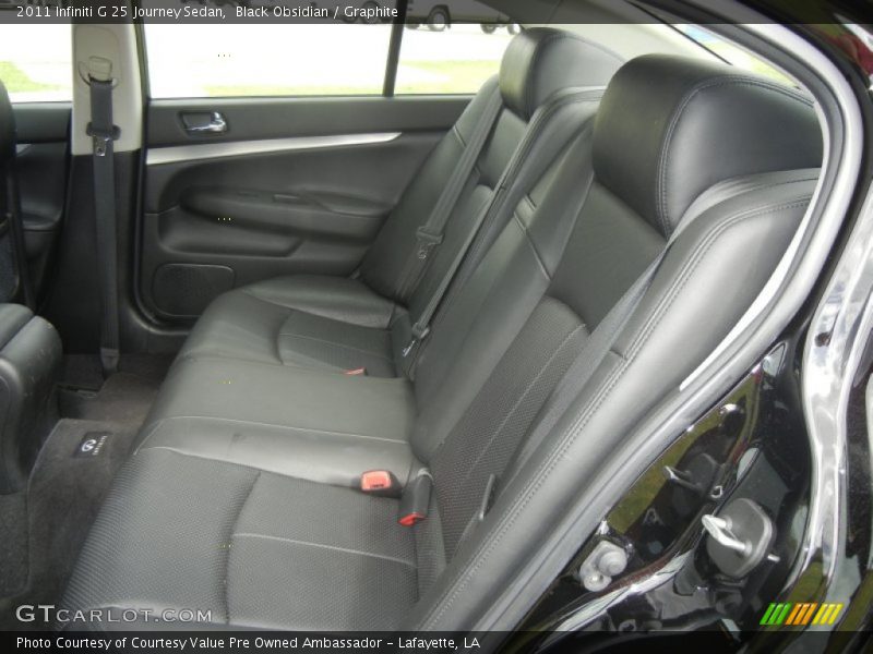 Black Obsidian / Graphite 2011 Infiniti G 25 Journey Sedan