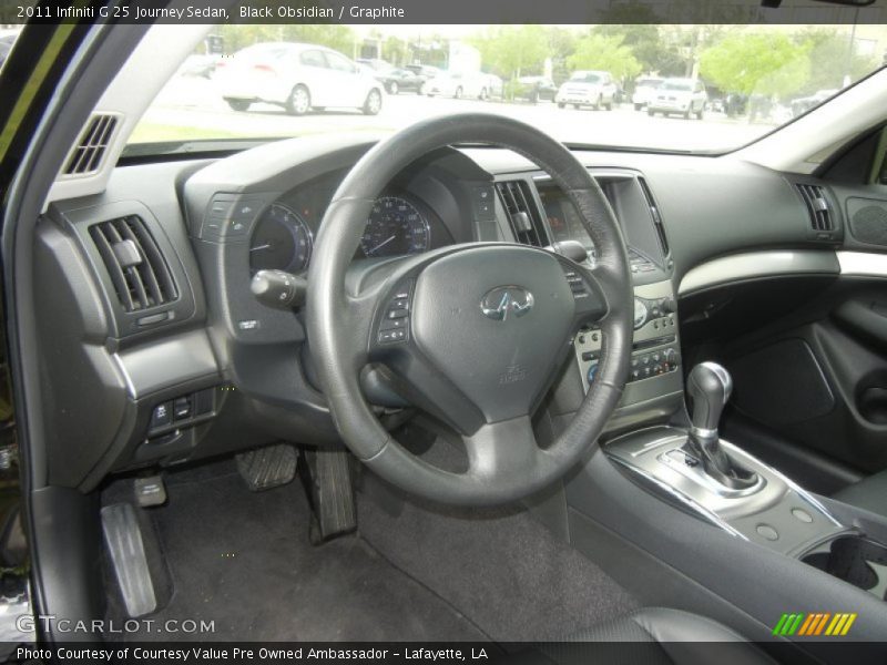 Black Obsidian / Graphite 2011 Infiniti G 25 Journey Sedan