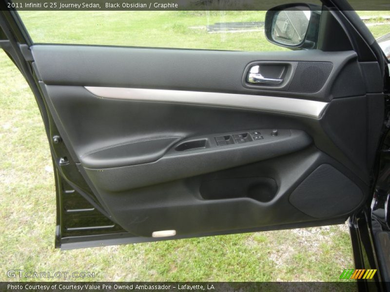 Black Obsidian / Graphite 2011 Infiniti G 25 Journey Sedan