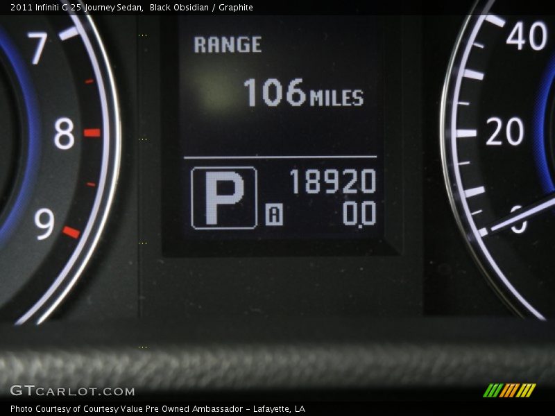 Black Obsidian / Graphite 2011 Infiniti G 25 Journey Sedan