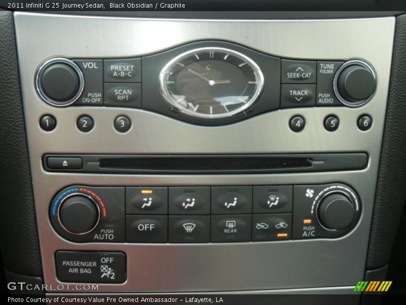 Black Obsidian / Graphite 2011 Infiniti G 25 Journey Sedan