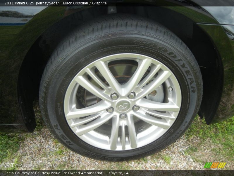 Black Obsidian / Graphite 2011 Infiniti G 25 Journey Sedan