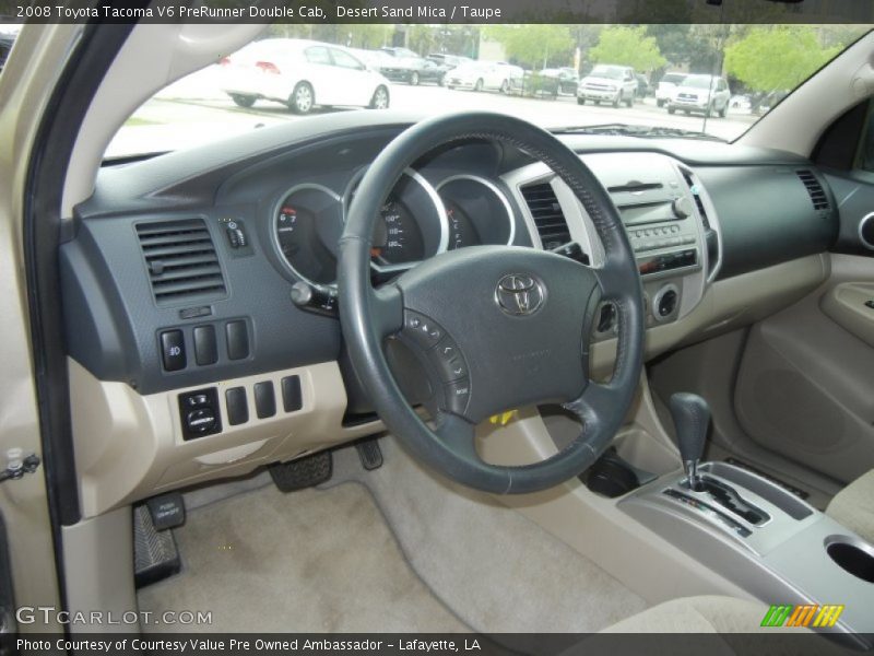 Desert Sand Mica / Taupe 2008 Toyota Tacoma V6 PreRunner Double Cab