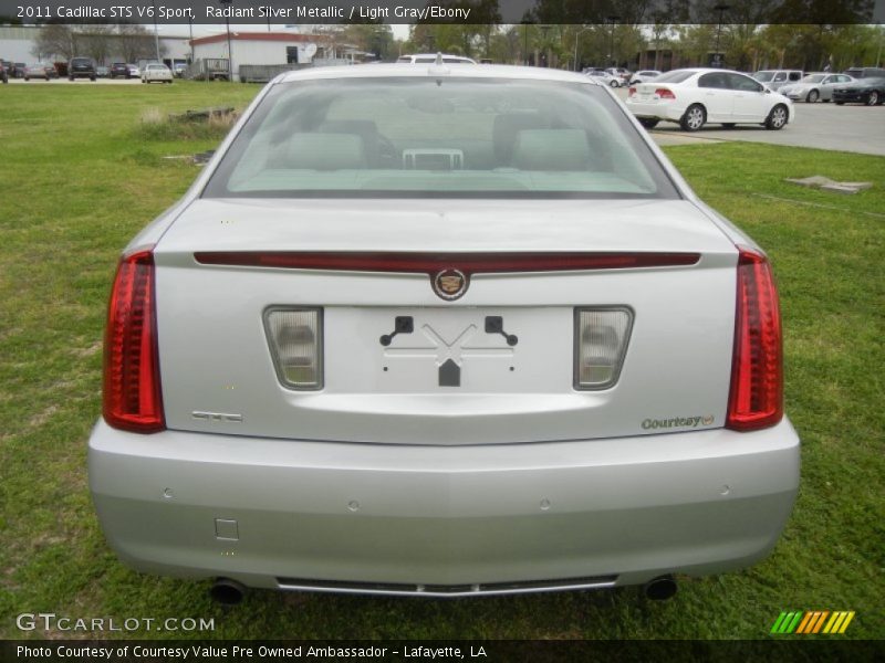 Radiant Silver Metallic / Light Gray/Ebony 2011 Cadillac STS V6 Sport