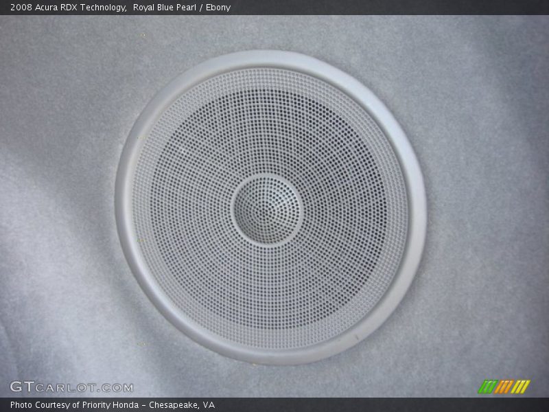 Royal Blue Pearl / Ebony 2008 Acura RDX Technology