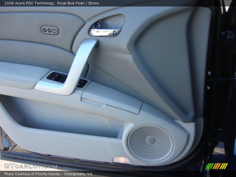 Royal Blue Pearl / Ebony 2008 Acura RDX Technology
