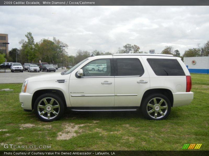 White Diamond / Cocoa/Cashmere 2009 Cadillac Escalade