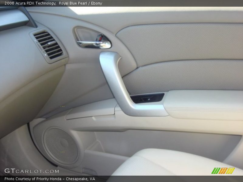 Royal Blue Pearl / Ebony 2008 Acura RDX Technology
