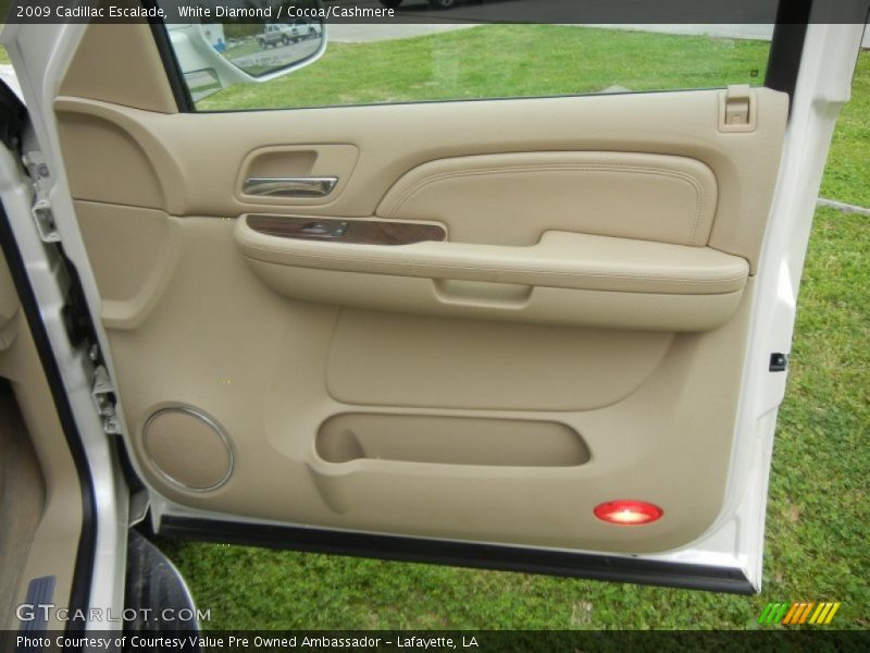 White Diamond / Cocoa/Cashmere 2009 Cadillac Escalade