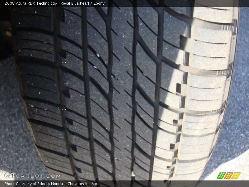 Royal Blue Pearl / Ebony 2008 Acura RDX Technology