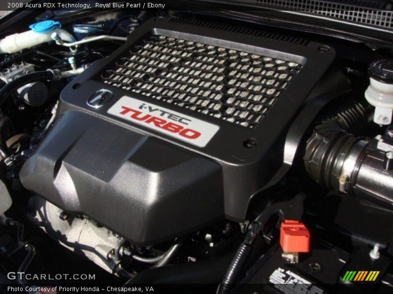 Royal Blue Pearl / Ebony 2008 Acura RDX Technology