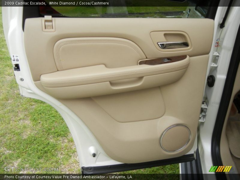 White Diamond / Cocoa/Cashmere 2009 Cadillac Escalade