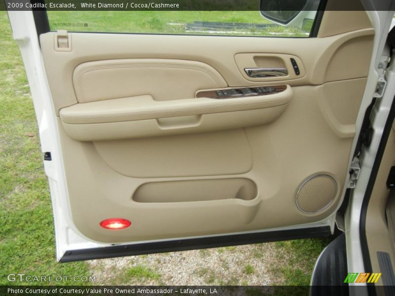 White Diamond / Cocoa/Cashmere 2009 Cadillac Escalade