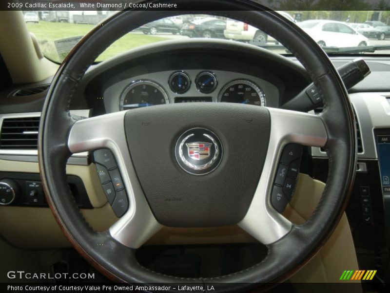 White Diamond / Cocoa/Cashmere 2009 Cadillac Escalade