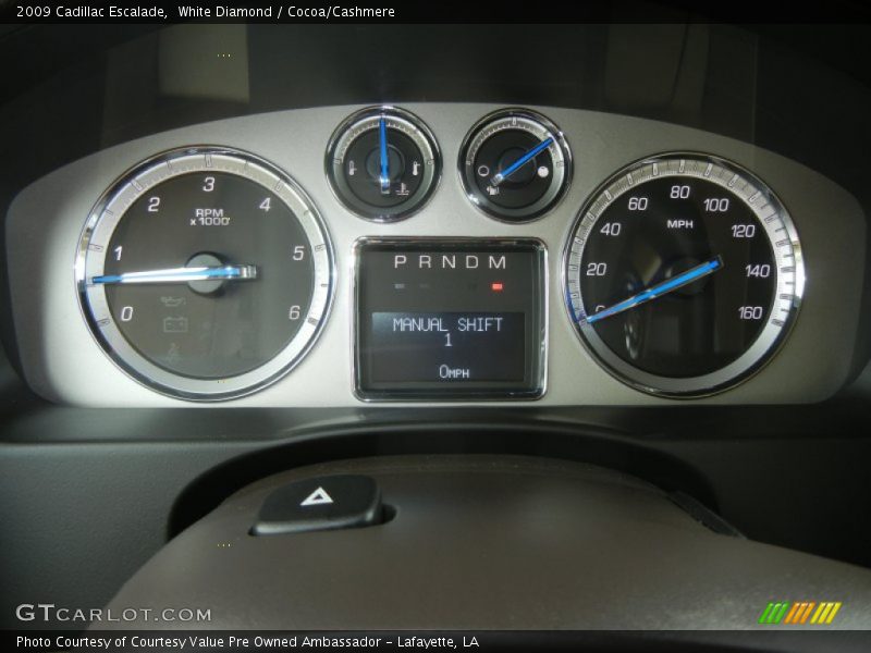 White Diamond / Cocoa/Cashmere 2009 Cadillac Escalade