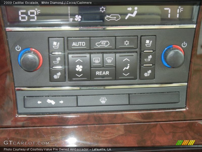 White Diamond / Cocoa/Cashmere 2009 Cadillac Escalade