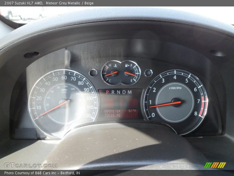 Meteor Grey Metallic / Beige 2007 Suzuki XL7 AWD