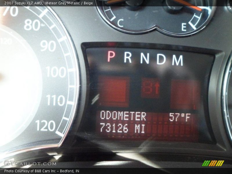 Meteor Grey Metallic / Beige 2007 Suzuki XL7 AWD
