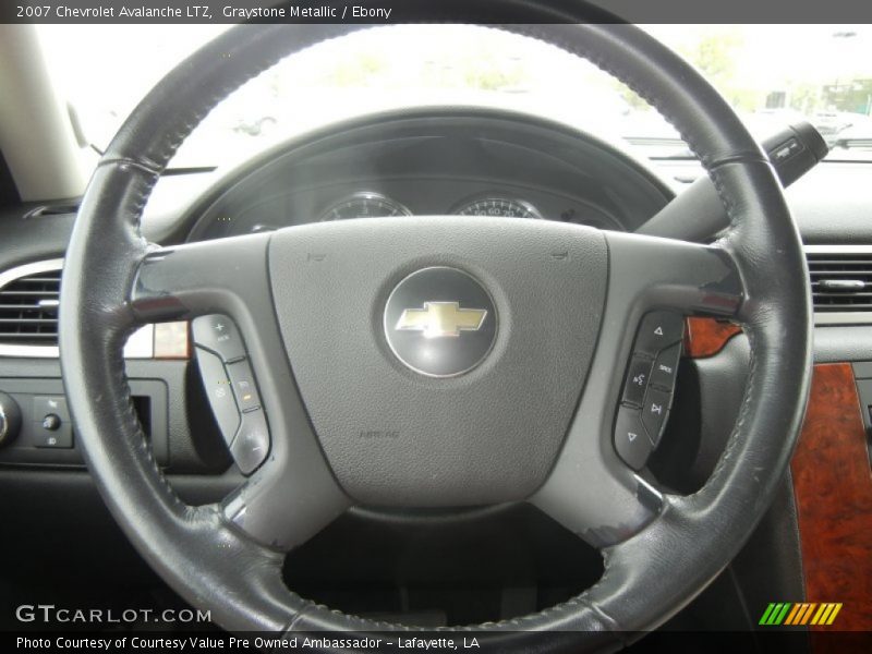 Graystone Metallic / Ebony 2007 Chevrolet Avalanche LTZ