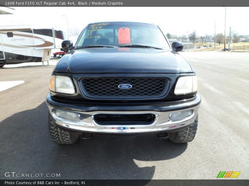 Black / Medium Graphite 1998 Ford F150 XLT Regular Cab 4x4