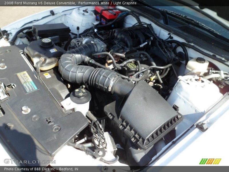 Performance White / Light Graphite 2008 Ford Mustang V6 Deluxe Convertible