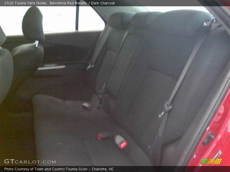 Barcelona Red Metallic / Dark Charcoal 2010 Toyota Yaris Sedan