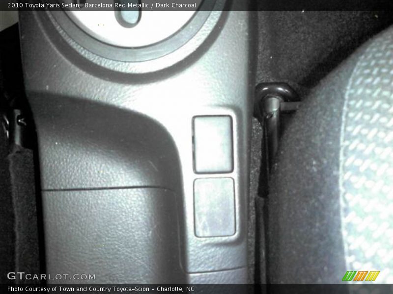 Barcelona Red Metallic / Dark Charcoal 2010 Toyota Yaris Sedan