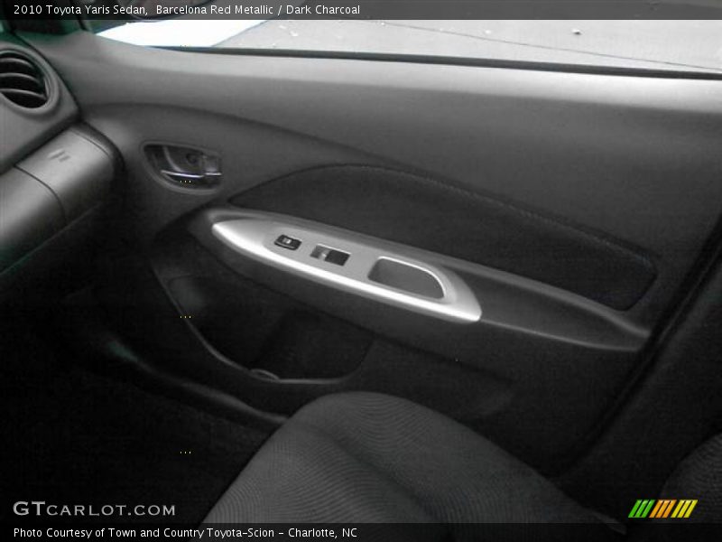 Barcelona Red Metallic / Dark Charcoal 2010 Toyota Yaris Sedan