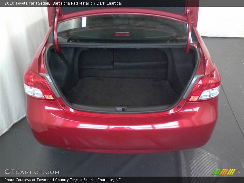 Barcelona Red Metallic / Dark Charcoal 2010 Toyota Yaris Sedan