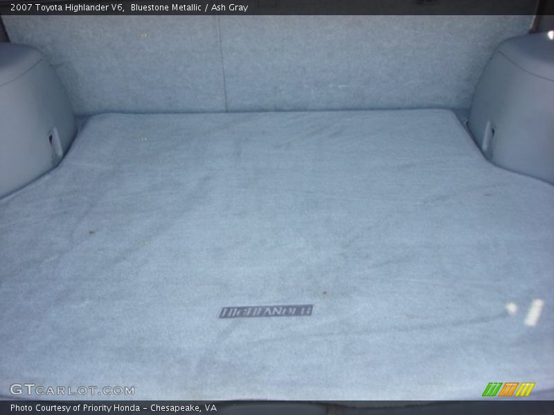Bluestone Metallic / Ash Gray 2007 Toyota Highlander V6