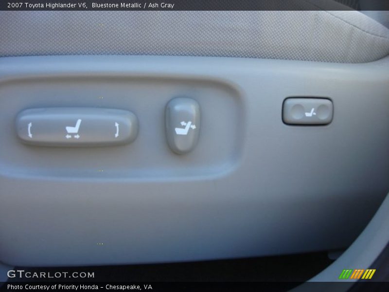 Bluestone Metallic / Ash Gray 2007 Toyota Highlander V6