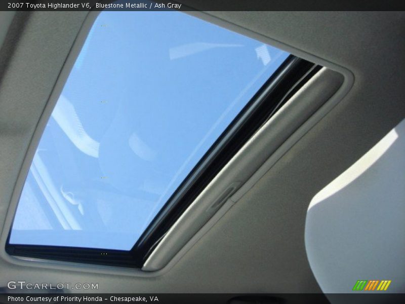 Bluestone Metallic / Ash Gray 2007 Toyota Highlander V6
