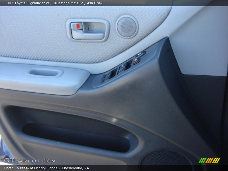 Bluestone Metallic / Ash Gray 2007 Toyota Highlander V6