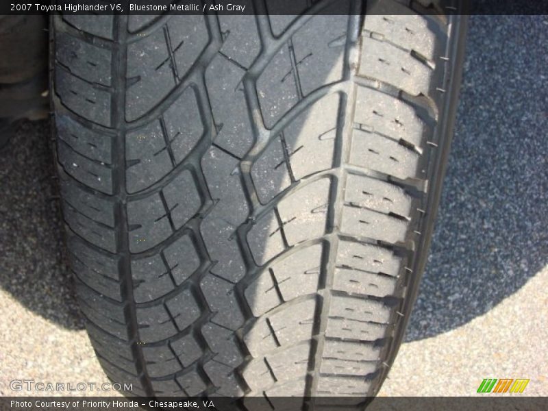 Bluestone Metallic / Ash Gray 2007 Toyota Highlander V6