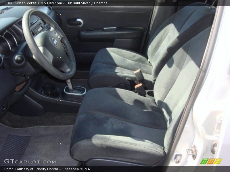 Brilliant Silver / Charcoal 2008 Nissan Versa 1.8 S Hatchback