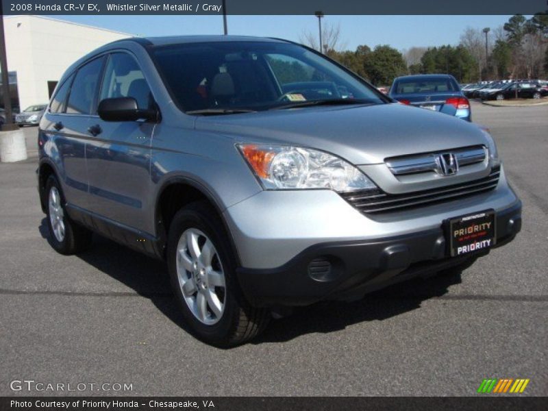 Whistler Silver Metallic / Gray 2008 Honda CR-V EX