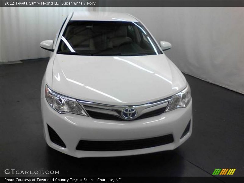 Super White / Ivory 2012 Toyota Camry Hybrid LE