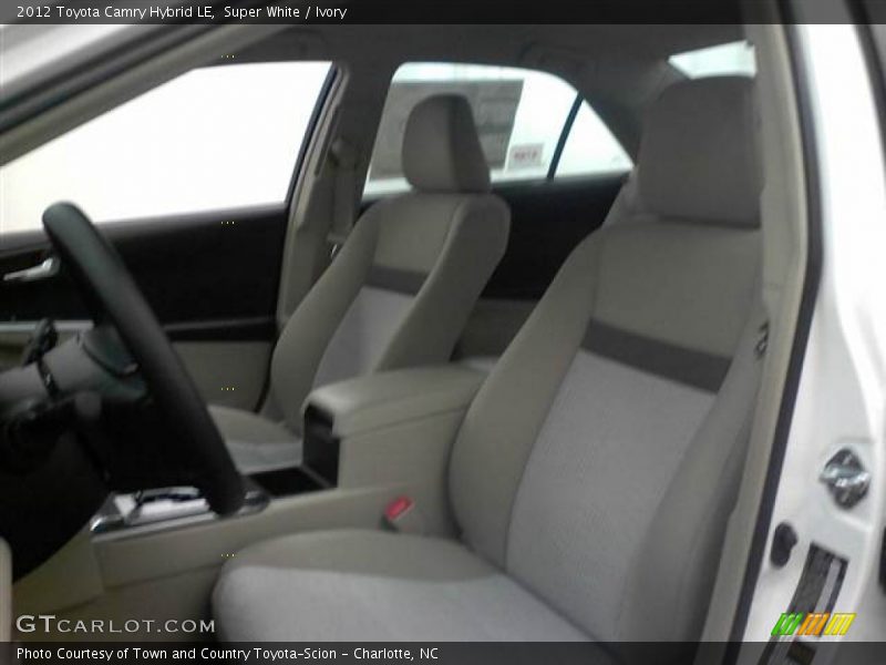 Super White / Ivory 2012 Toyota Camry Hybrid LE