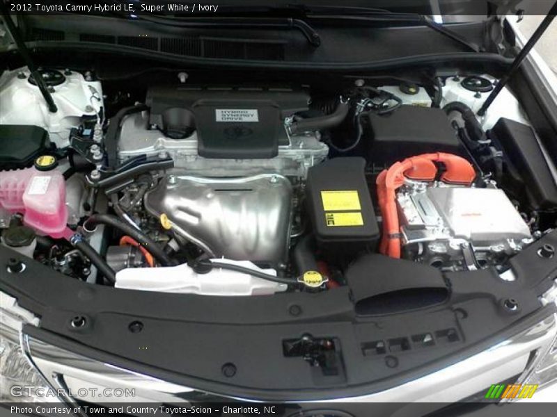 Super White / Ivory 2012 Toyota Camry Hybrid LE