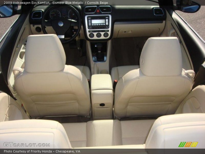 Eismeer Blue Metallic / Cornsilk Beige 2009 Volkswagen Eos Komfort