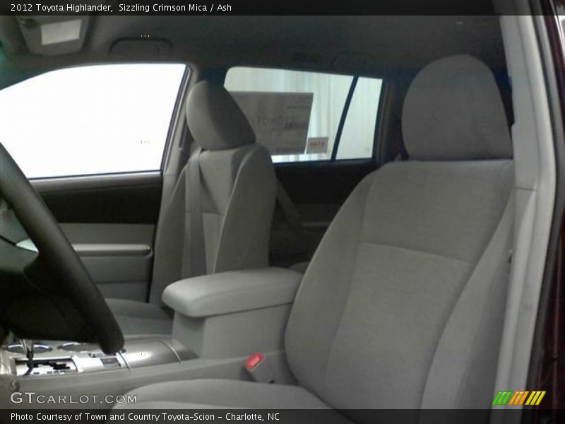 Sizzling Crimson Mica / Ash 2012 Toyota Highlander