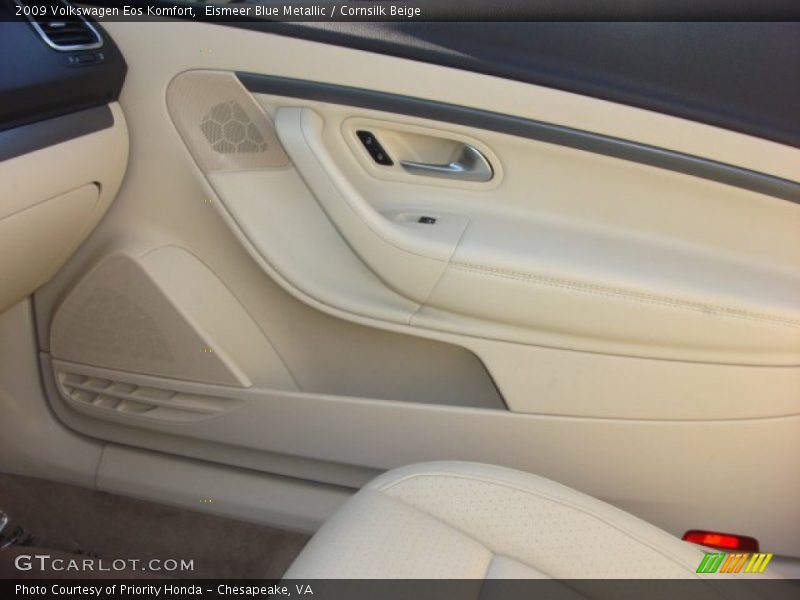 Eismeer Blue Metallic / Cornsilk Beige 2009 Volkswagen Eos Komfort