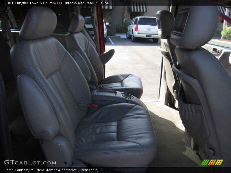 Inferno Red Pearl / Taupe 2001 Chrysler Town & Country LXi