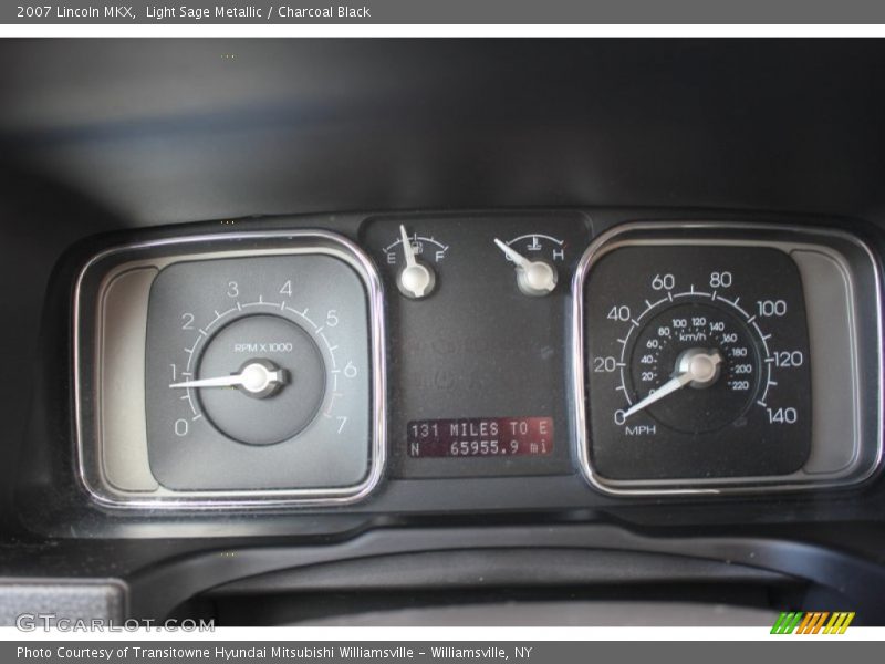  2007 MKX   Gauges