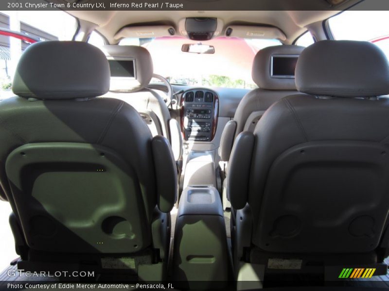 Inferno Red Pearl / Taupe 2001 Chrysler Town & Country LXi