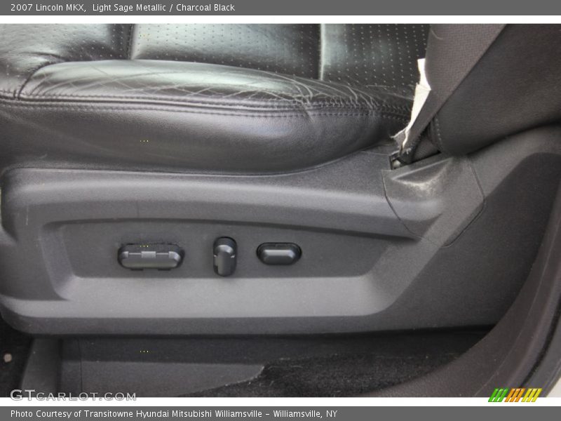 Light Sage Metallic / Charcoal Black 2007 Lincoln MKX