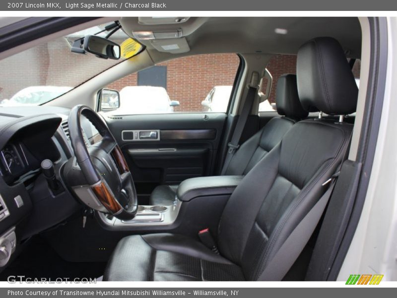 Light Sage Metallic / Charcoal Black 2007 Lincoln MKX